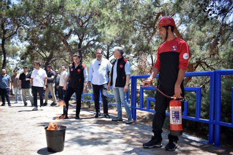 Balçova’nın ormanları termal kamera ile izlenecek