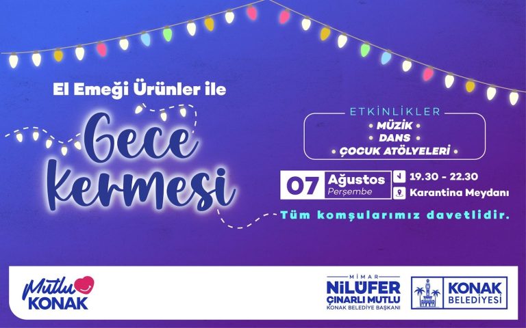 Konak’ta kadınların el emeği ‘Gece Kermesi’nde değerlenecek