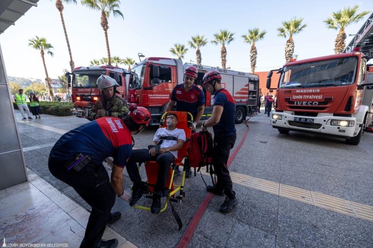 İZSU’da gerçeği aratmayan tatbikat