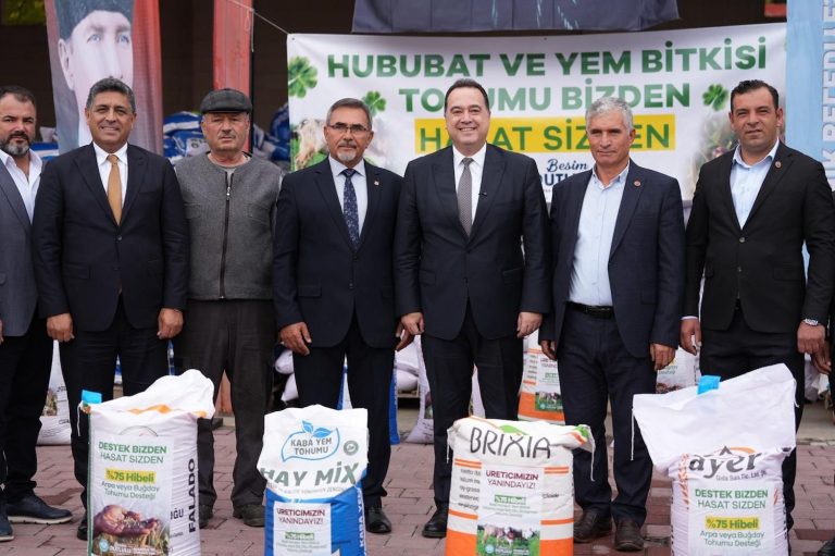 ‘Destek Bizden, Hasat Sizden’ projesinin tohum dağıtımları başladı