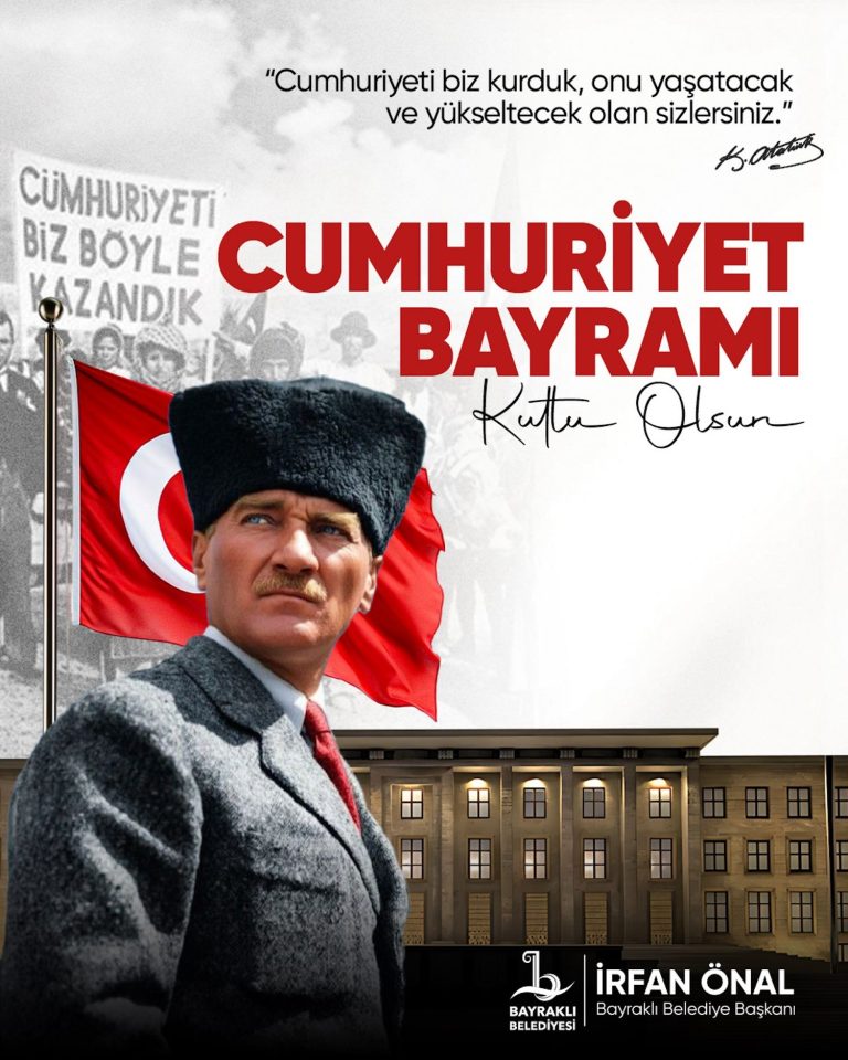 Bayraklı’dan Cumhuriyet Bayramı yürüyüşüne davet