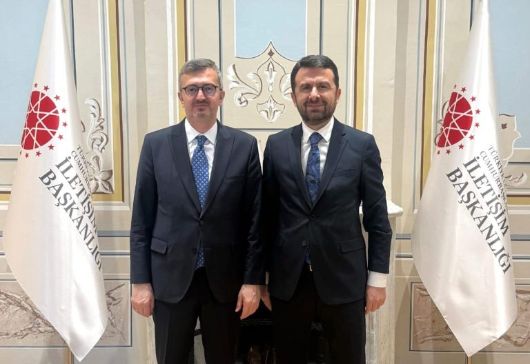 İletişim Başkanı Duran, BİK Genel Müdürü Çay’ı kabul etti