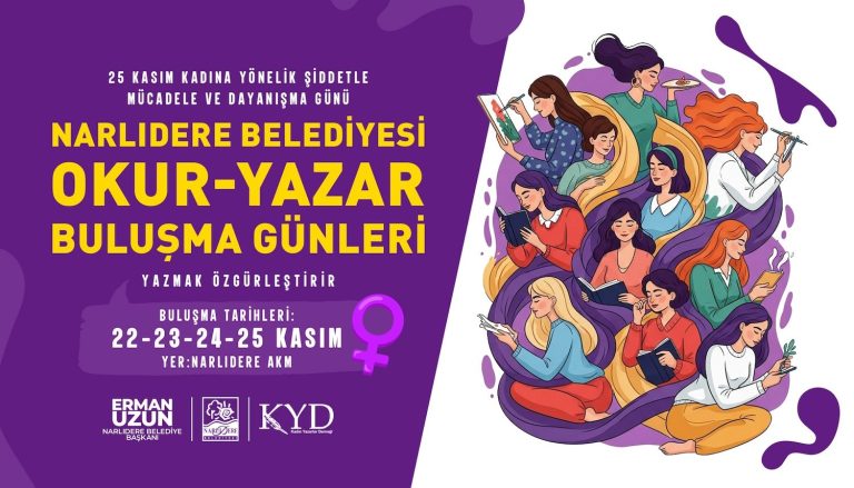 Narlıdere okur-yazar günleri 22 Kasım’da başlıyor