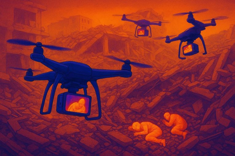 Depremde drone projesi 