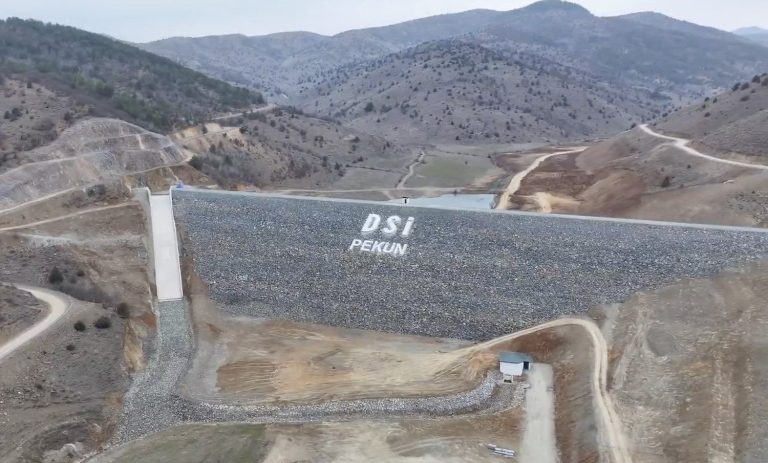 Ünlüpınar Barajı’nda su tutuldu