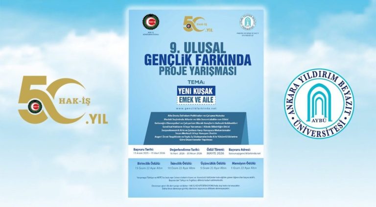 9. Ulusal Gençlik Farkında Proje Yarışması başladı