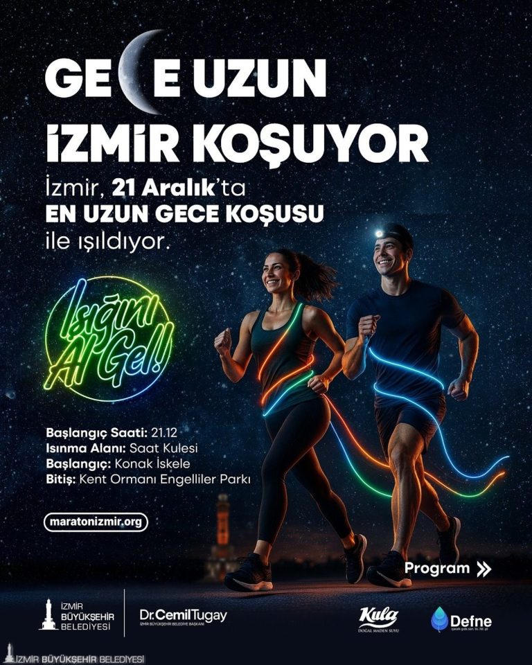 En uzun gecede İzmirliler koşacak