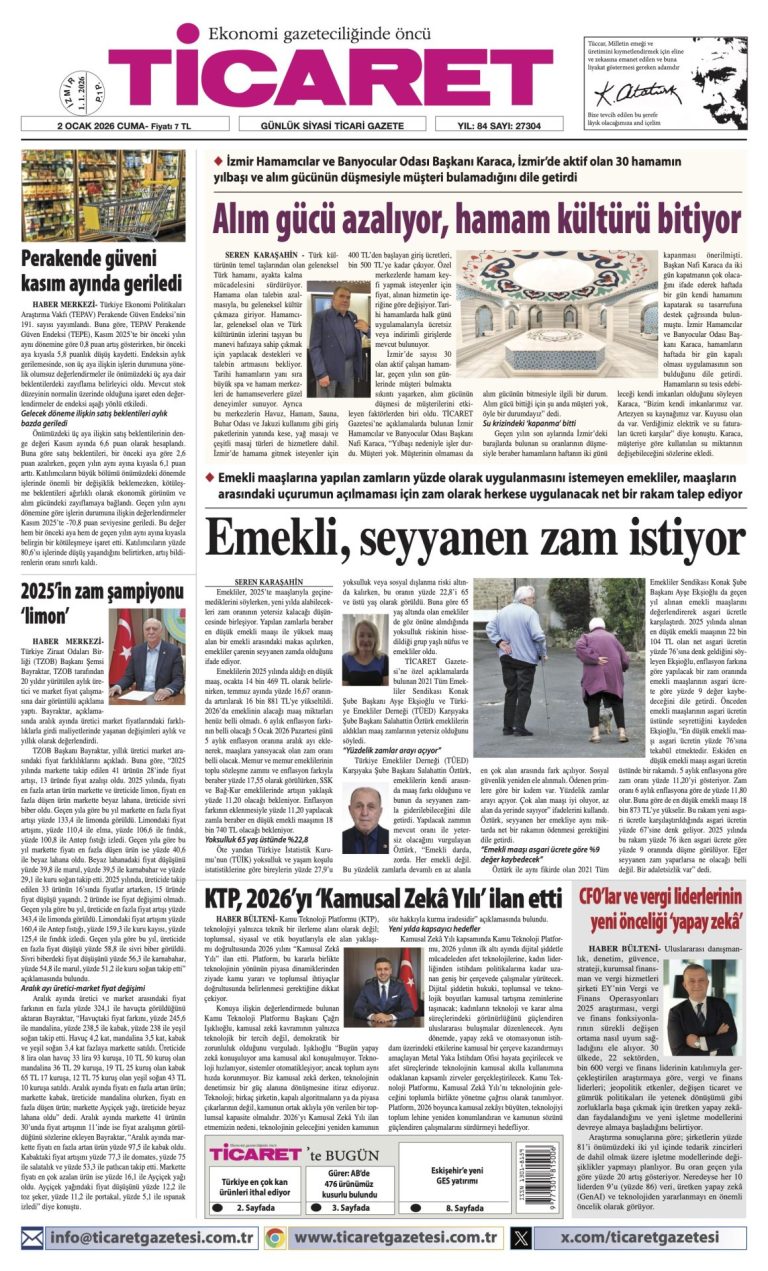 TİCARET’te bugün