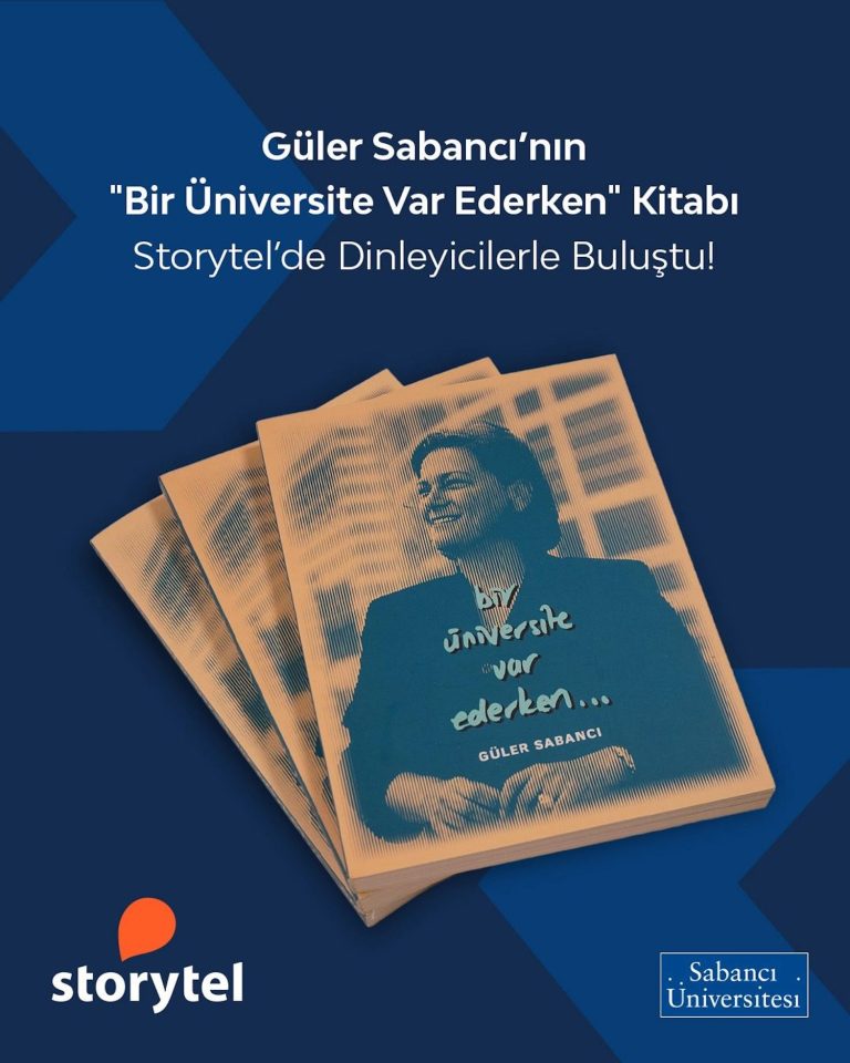 Güler Sabancı’nın ‘Bir Üniversite Var Ederken’ Kitabı Storytel’de