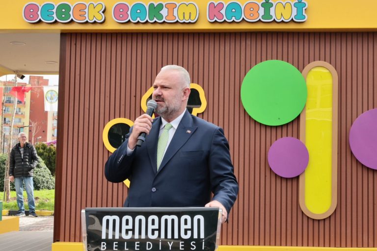 Menemen’e yeni hizmet: Bebek Bakım Kabinleri