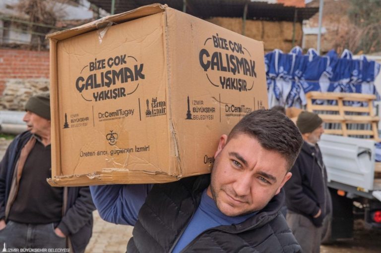 İzBB’den afetzede arıcılara can suyu