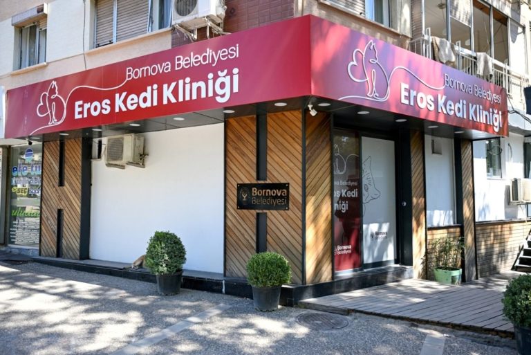 Bornova’daki umut merkezi Eros Kedi Kliniği