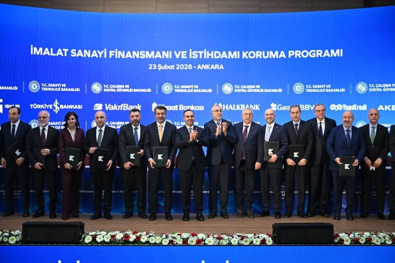 İmalat sanayine 100 milyar TL destek