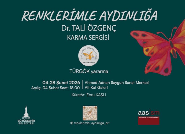 TÜRGÖK yararına Resim Sergisi Adnan Saygun’da