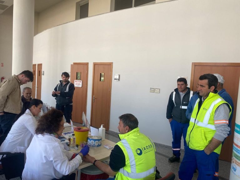 Çiğli AOSB’de Sağlık Günleri: İl Sağlık Müdürlüğü’nden çalışanlara yerinde sağlık hizmeti