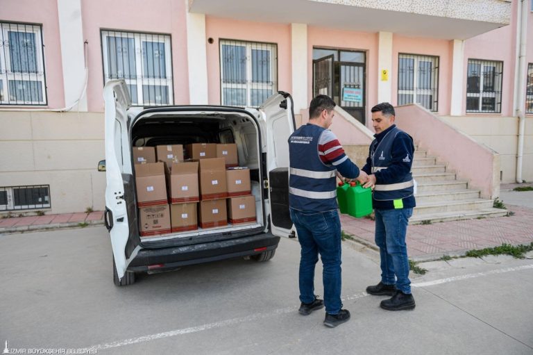 547 okula 3 bin 473 adet hijyen seti dağıtıldı