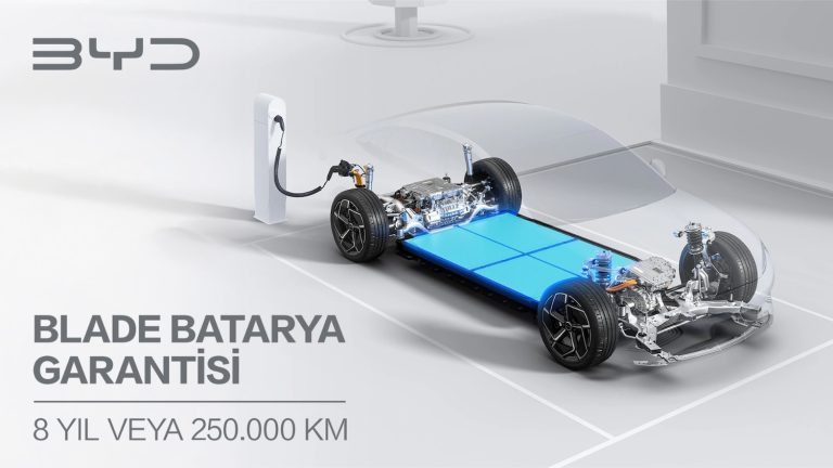 BYD Türkiye, batarya garantisini yükseltti