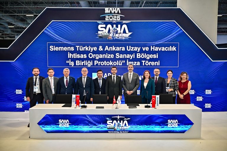 Ankara Uzay ve Havacılık İhtisas Organize Sanayi Bölgesi ve Siemens Türkiye’den kritik iş birliği