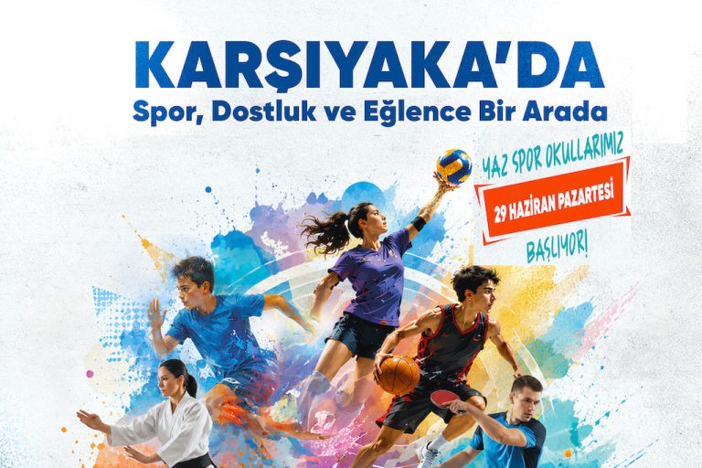 Karşıyaka’da Yaz Spor Okulları Başlıyor