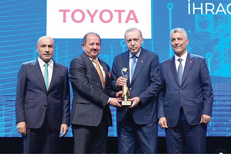 Toyota Otomotiv Sanayi Türkiye 2025’te de en çok ihracat gerçekleştiren şirketlerden biri oldu