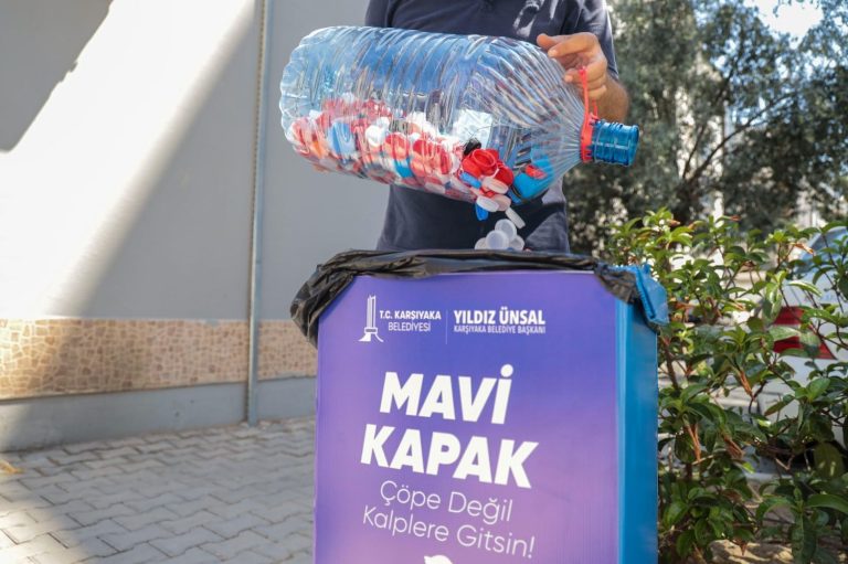 ​1 ton kapak toplandı, 3 tekerlekli sandalyeye ulaşıldı