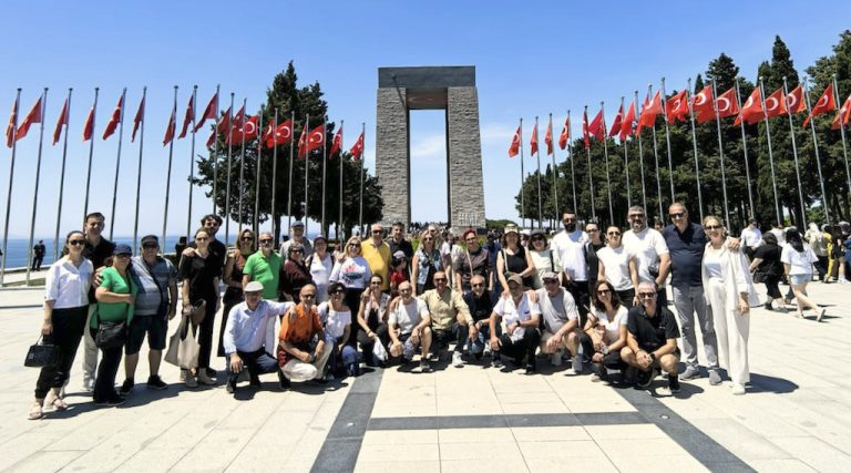 Salihlili iş insanları Çanakkale Zaferi’nin kazanıldığı topraklarda