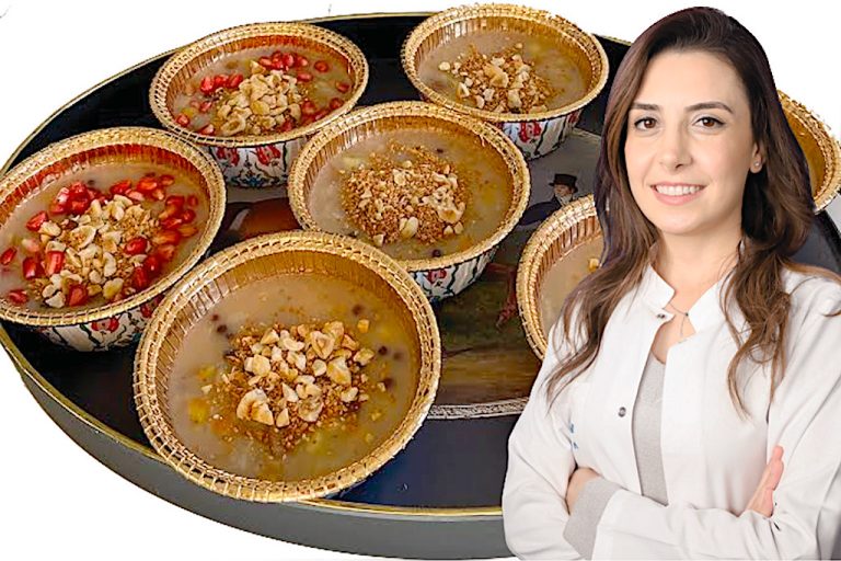 Bir kâse aşurenin kalorisi 2 dilim baklavaya eşit