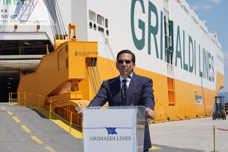 Grimaldi, Türkiye’de yeni otomobil taşıma gemisi Grande İstanbul’u tanıttı